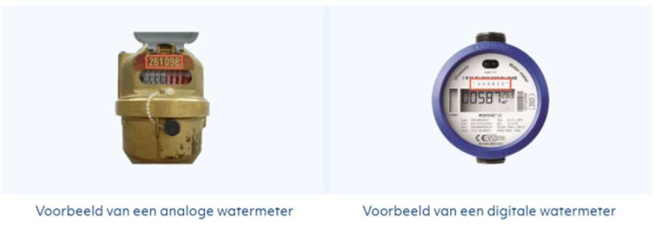 Analoge vs digitale watermeter